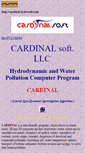 Mobile Screenshot of cardinal-hydrosoft.com